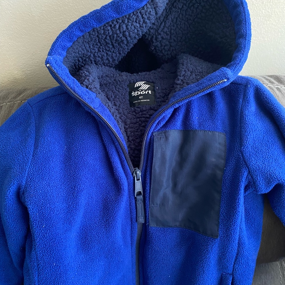 Sport Kids Blue Fleece Jacket